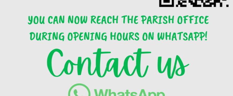 Parish Office now on Whatsapp Parish Office now on Whatsapp