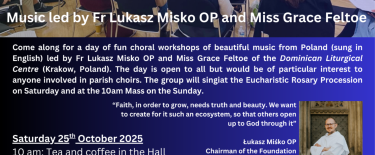 Annual Music Workshops and Eucharistic Rosary Procession Annual Music Workshops and Eucharistic Rosary Procession