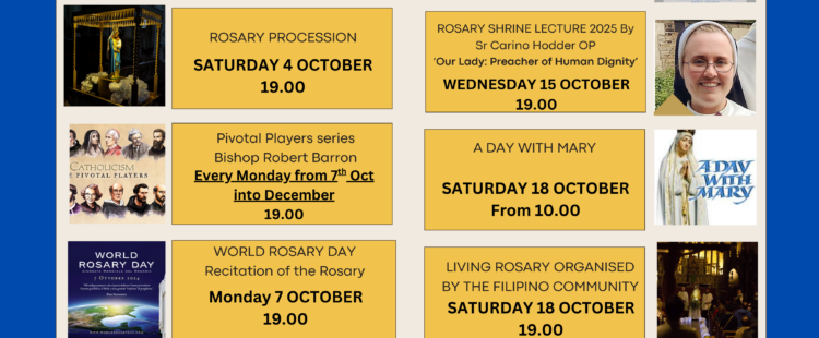 October events at St Dominic’s – The Rosary Shrine