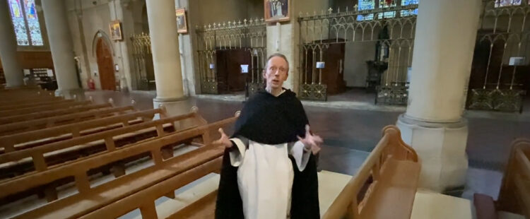 Video: Fr Dominic thanks donors, shows new heated church floor